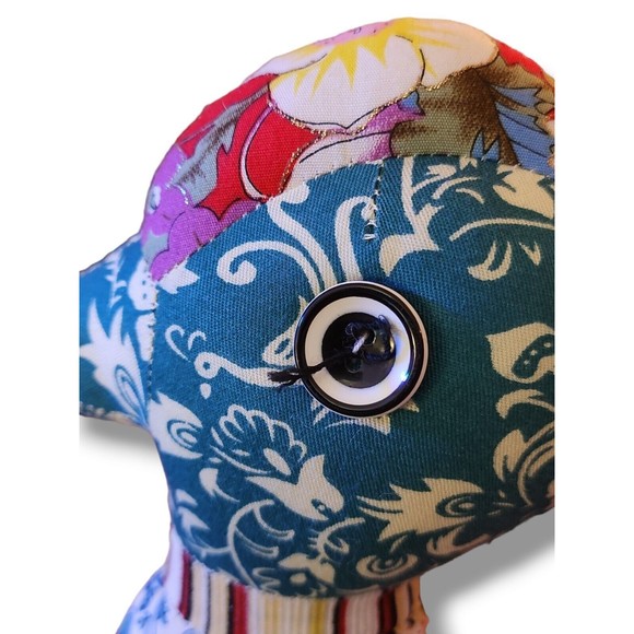 Mr. Fabric, Mandarin Duck, Floral Patchwork, Set Of 2, Rare, Stitch Work - Picture 14 of 16